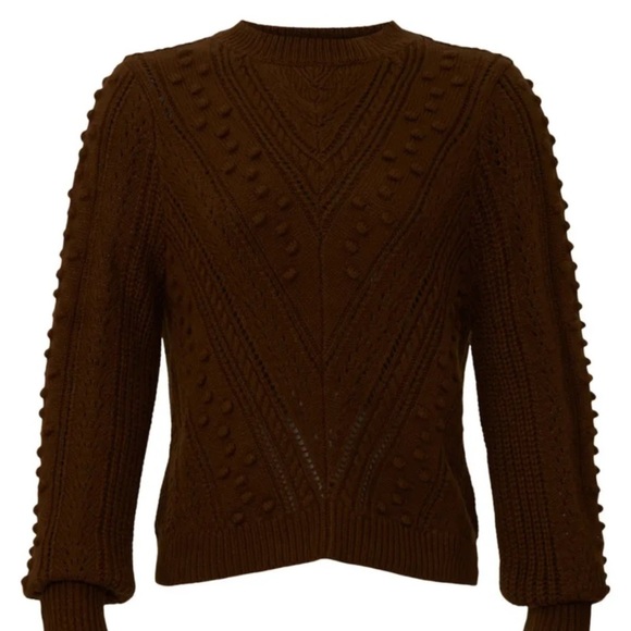 LOUNA Bobbles Sweater - Size Small - Beautiful Brown Collar - Picture 5 of 12